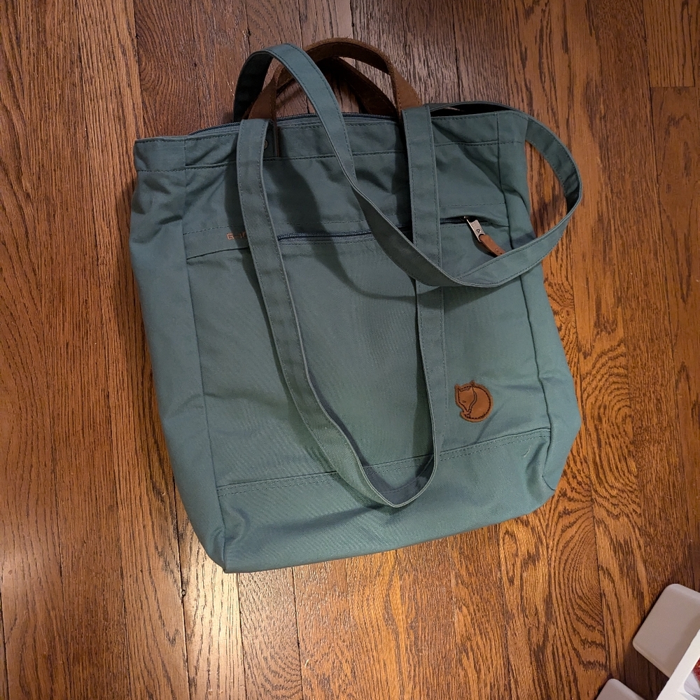 Fjall raven totepack in frost green